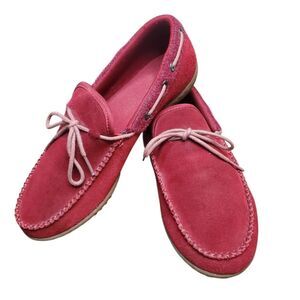 Patagonia Thatcher Suede Leather Driving Loafers Shoes Women's Size 7.5 Waxed Re